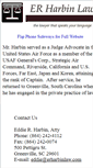 Mobile Screenshot of erharbinlaw.com